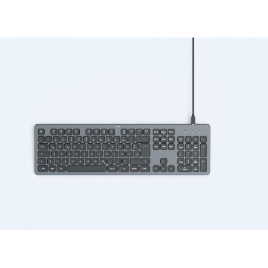 HAMA Жична Клавиатура "CK-400", USB, светеща, пълен размер, черна - 1