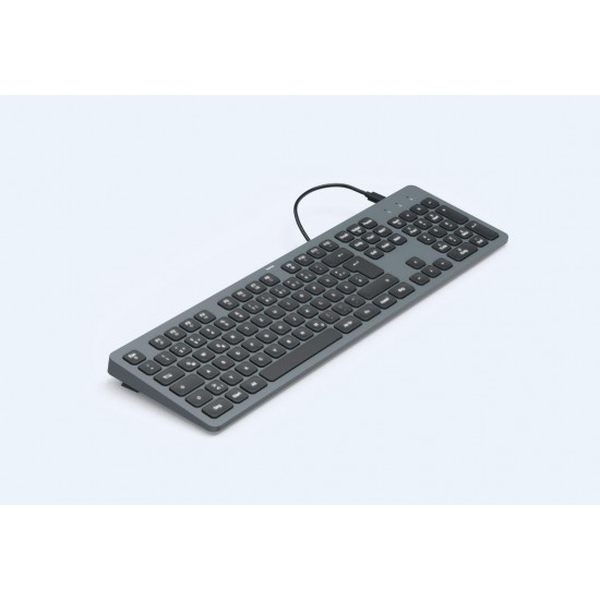 HAMA Жична Клавиатура "CK-400", USB, светеща, пълен размер, черна - 2