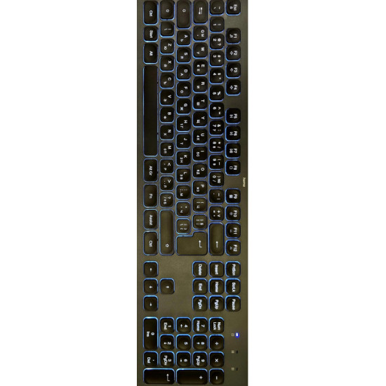 HAMA Жична Клавиатура "CK-400", USB, светеща, пълен размер, черна - 5