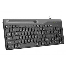 Жична клавиатура A4tech Fstyler FK25, Стойка за телефон, Кирилизирана, Черна